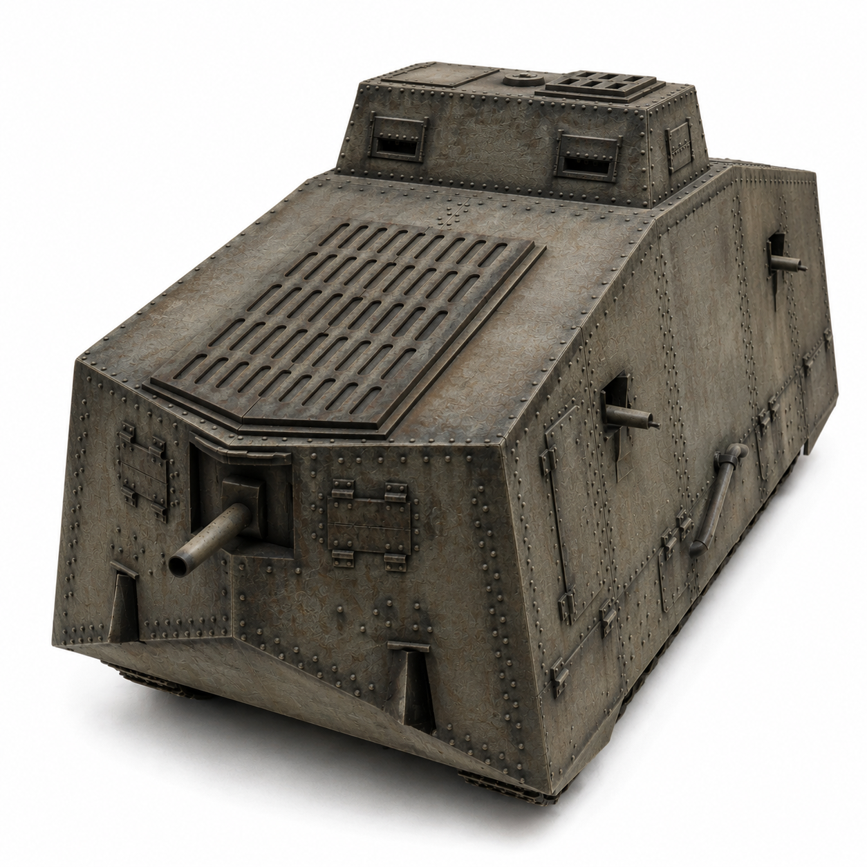 A7V Wotan Tank – 1/18 Scale | Fully Assembled & Hand Painted