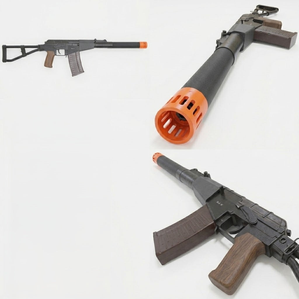 3D Printed 1:1 Scale AS Val Rifle Prop Replica – Non-Firing – Film / Cosplay / Display