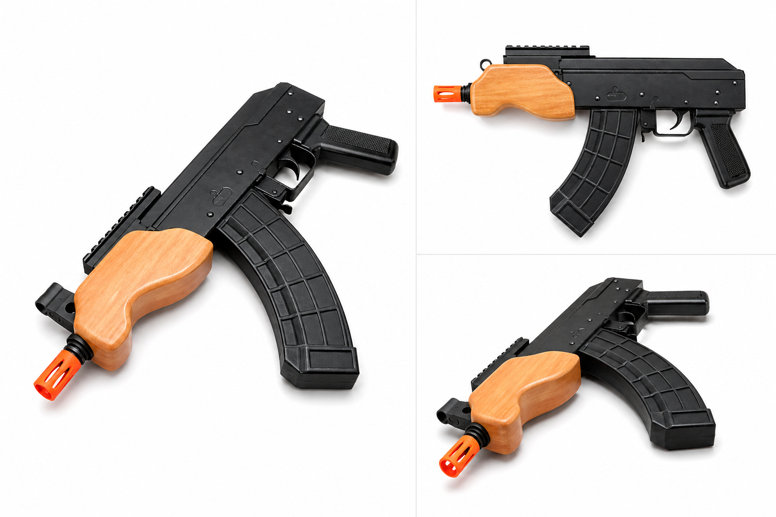 3D Printed 1:1 Scale Mini Draco AK-47 Style Pistol Prop Gun – Non-Firing – Film / Cosplay / Display