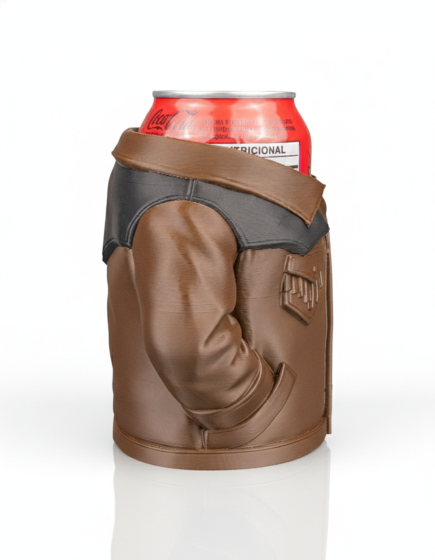 3D Printed Suede Jacket – Can Holder
