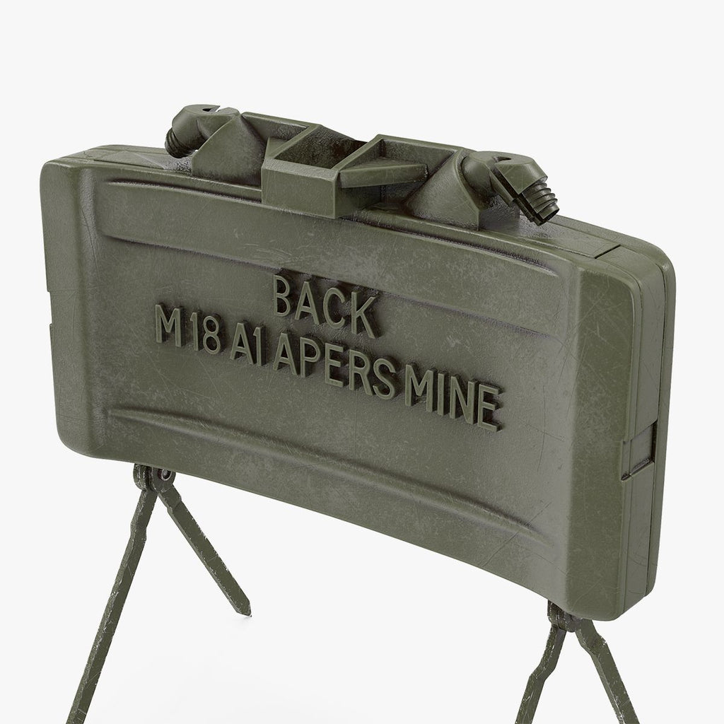 1:1 Scale Claymore Mine Replica w/ Clacker – 3D Printed Display Prop (NON-FUNCTIONAL)