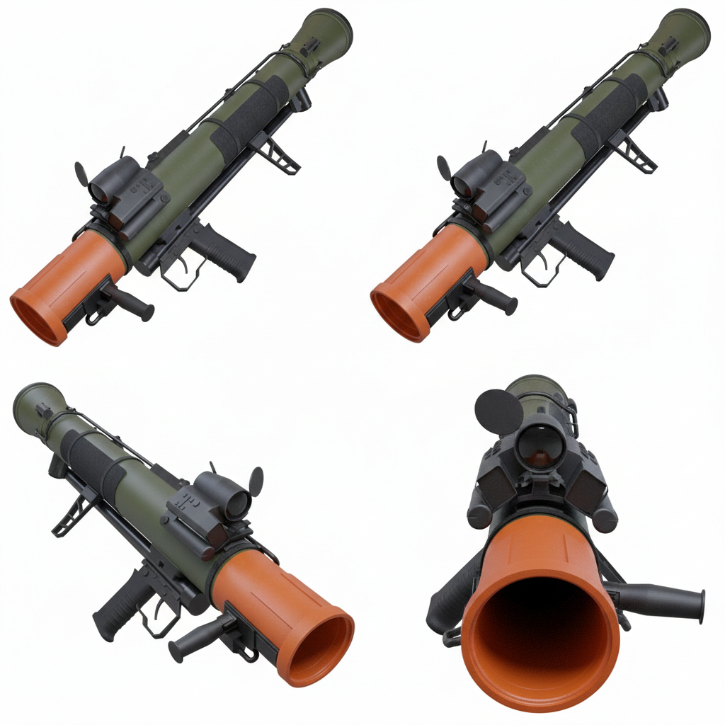 3d printed Carl Gustaf M4 RPG / Rocket-Launcher ( PropGun ) 1/1 Scale