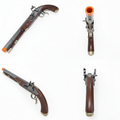 3D Printed FlintLock Pistol (PropGun) 1/1 Scale