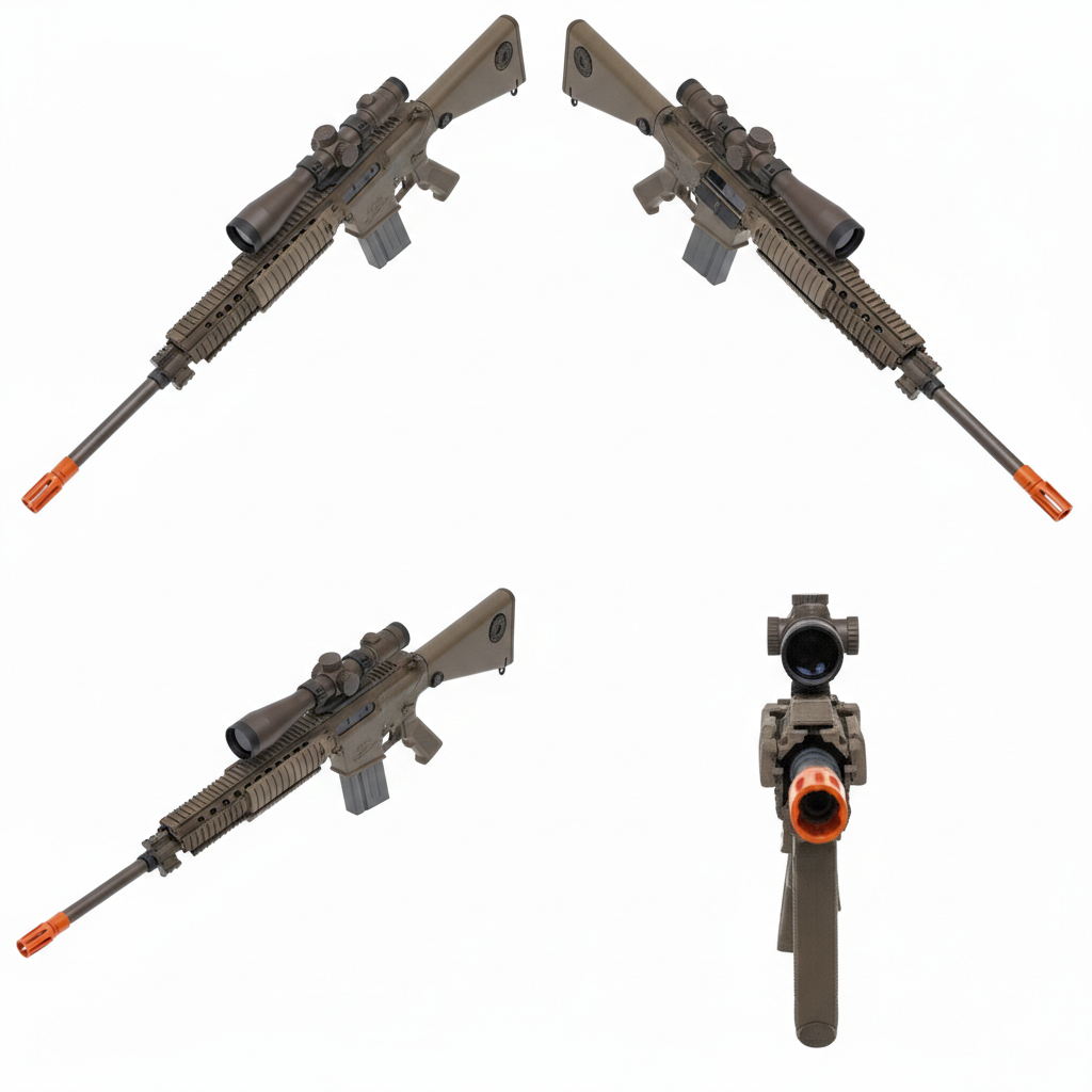 3d printed KAC M110 SASS Sniper ( PropGun ) 1/1 Scale