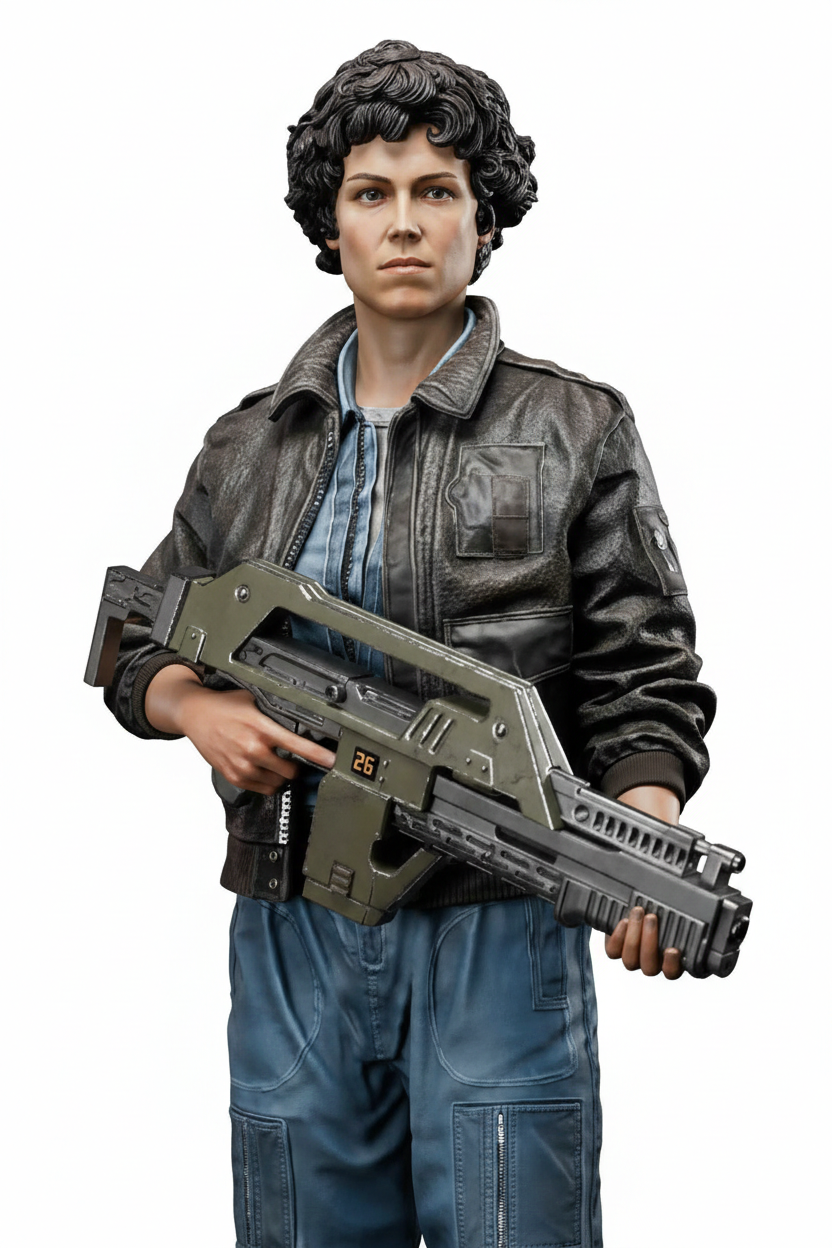 3D Printed 1/6 Scale Ripley Alien Statue