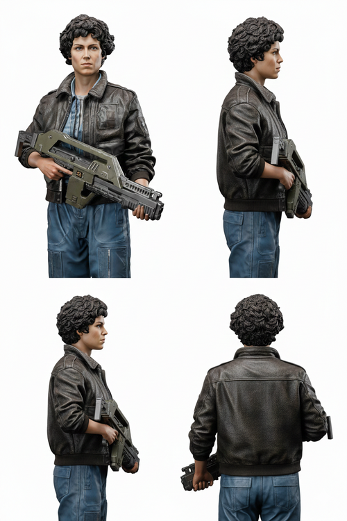 3D Printed 1/6 Scale Ripley Alien Statue